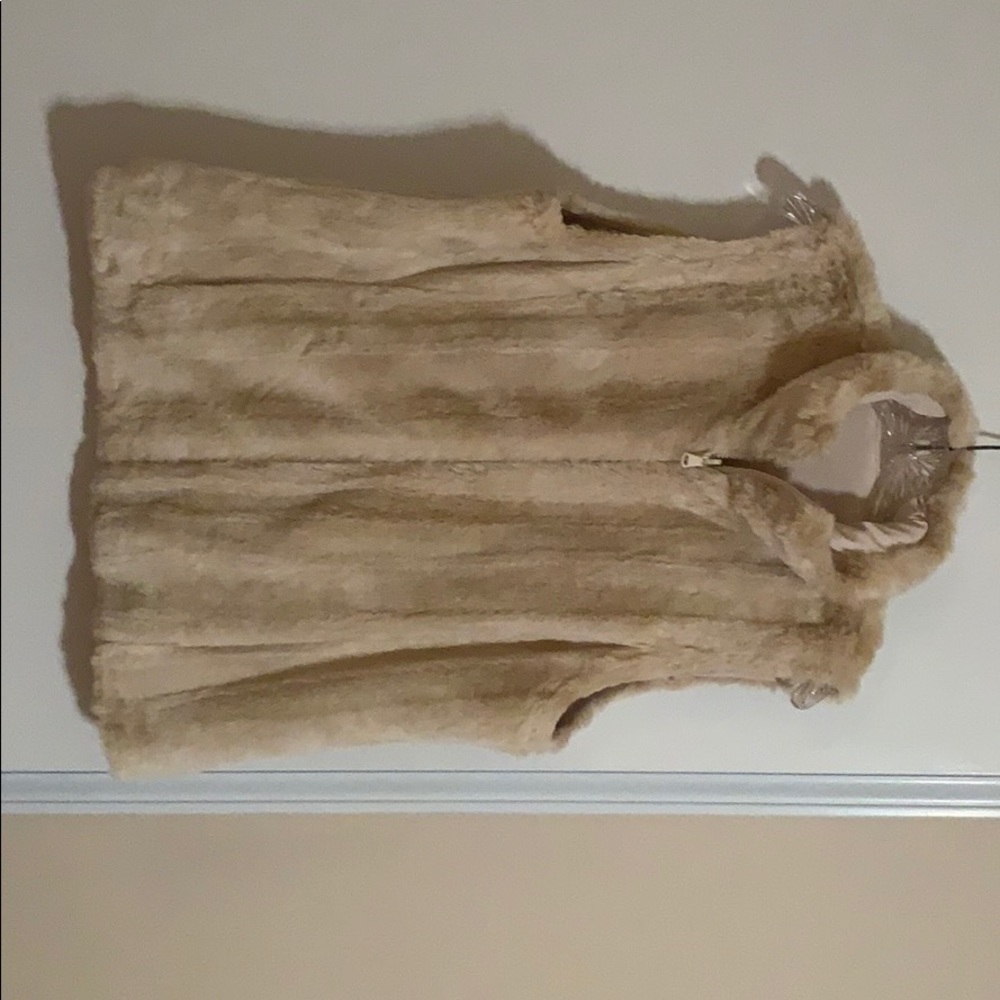 Faux fur vest